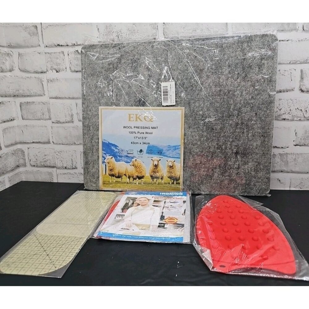 EKO 17x13.5" Wool Pressing Mat And Accessories For Quilting